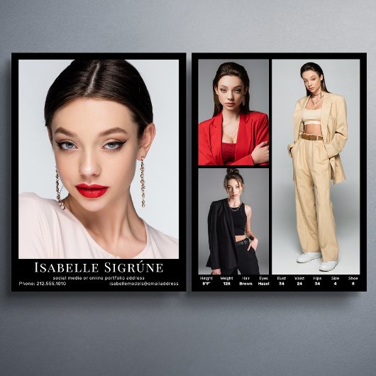 Modell Schauspieler 4 Foto 5.12x18.5 Vorlage für C