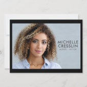 Modell Schauspieler 5.12x18.5 Comp Zed Card 3 Foto Einladung (Vorderseite)