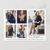 Modell Schauspieler 5 Foto Comp Card Postkarte Was (Vorderseite)