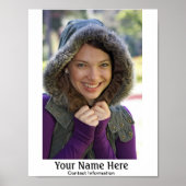 Modell - Schauspieler-Headshot Poster (Vorne)