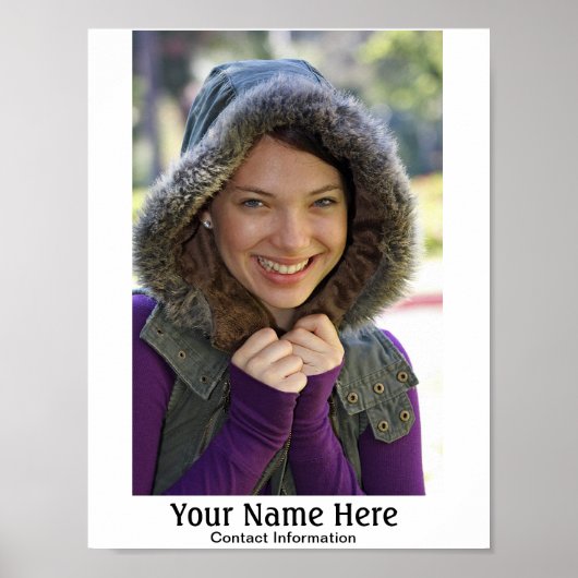 Modell - Schauspieler-Headshot Poster (Vorne)