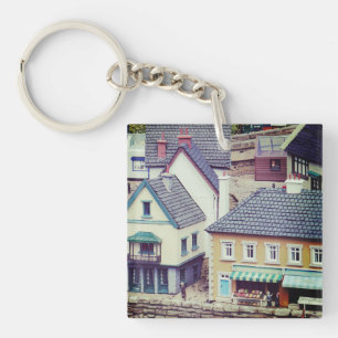 Modell Strandgebäude Schlüsselanhänger