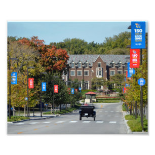 Modell T auf Jayhawk Boulevard Fotodruck