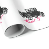 Modell T Geschenkpapier (Rolleneckpunkt)