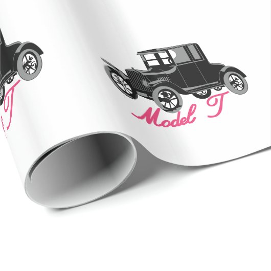 Modell T Geschenkpapier (Rolleneckpunkt)
