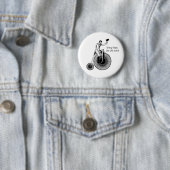 Modell T Penny Farthing Classic Black and White Button (Beispiel)