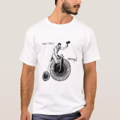Modell T Penny Farthing Classic Black and White T-Shirt (Vorderseite)
