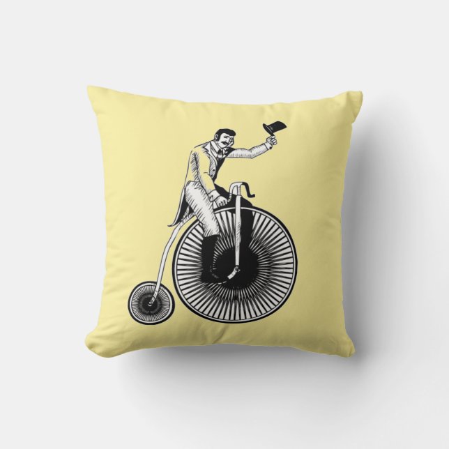 Modell T Penny Farthing Classic Kissen (Vorderseite)