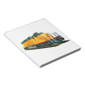 Modell U.P. Diesellokomotive Notizblock (angewinkelt)