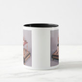 Modell von Benjamin Franklin an seinem Tisch Tasse (Zentrum)