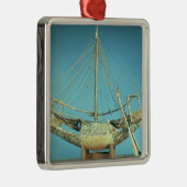 Modell von einem der Boote des Pharaos Ornament Aus Metall (Rechts)