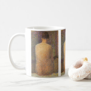 Modell von hinten von Georges Seurat, Vintage-Kuns Kaffeetasse