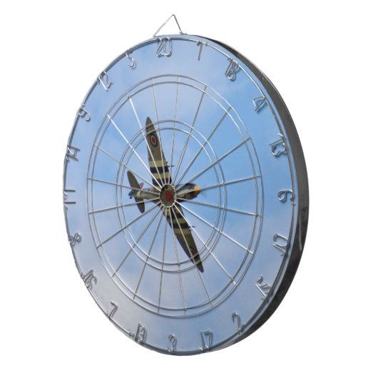 Modell von Spitfire M IX MK923 Dartscheibe (Vorderseite rechts)