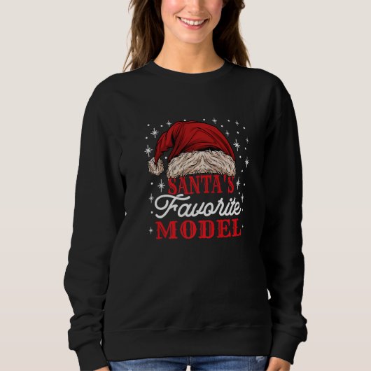Modell Weihnachten Sweatshirt (Vorderseite)