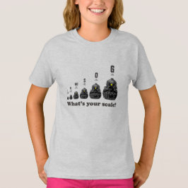 Modell-Züge - was ist Ihre Skala? Dampf-Motoren T-Shirt