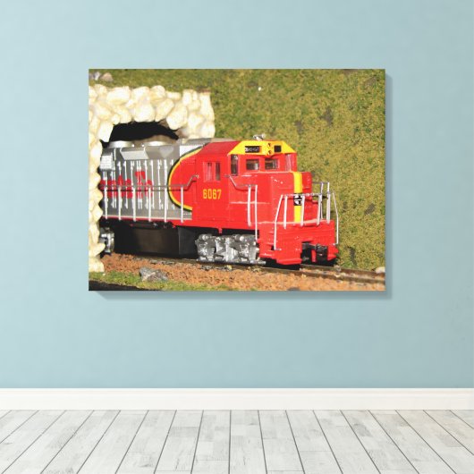 Modellbahn # 11 Leinwand (Insitu (Holzboden))