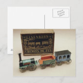 Modellbahn, c.1870 postkarte (Vorne/Hinten)