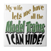 Modellbahn Fliese (Vorderseite)