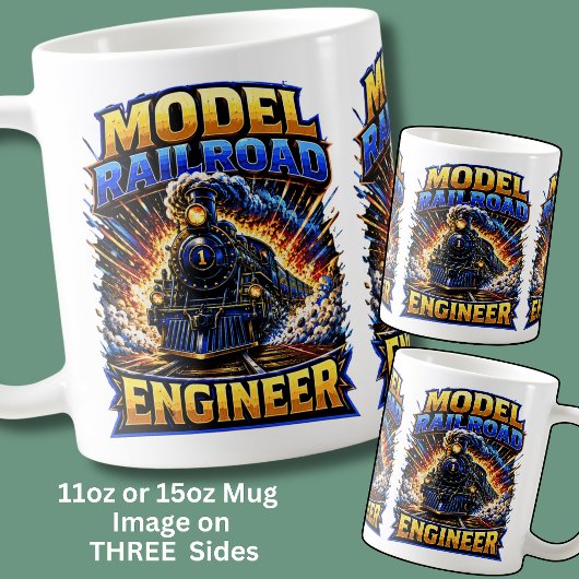 Modellbahn-Ingenieur-Dampfzug  Kaffeetasse