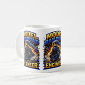 Modellbahn-Ingenieur-Dampfzug  Kaffeetasse (Vorderseite Links)