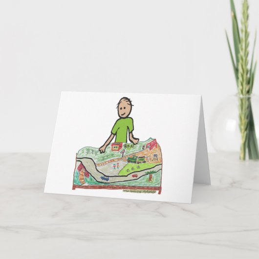 Modellbahn Karte (Vorderseite)