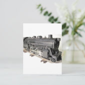 Modellbahn-Motor Postkarte (Stehend Vorderseite)