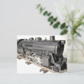 Modellbahn-Motor Postkarte (Stehend Vorderseite)
