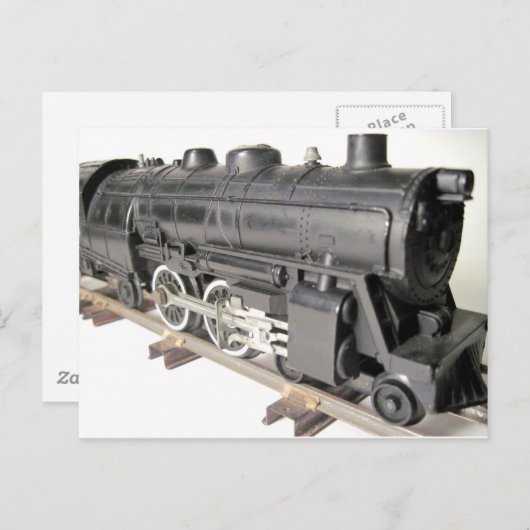 Modellbahn-Motor Postkarte (Vorne/Hinten)