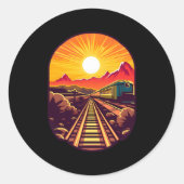 Modellbahn Runder Aufkleber (Vorderseite)