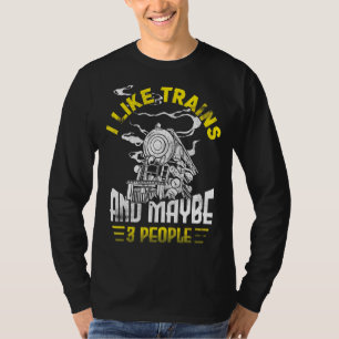 Modellbahnauftragnehmer Eisenbahnführer I mag tr T-Shirt