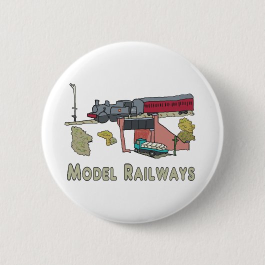 Modellbahnen Button (Vorderseite)