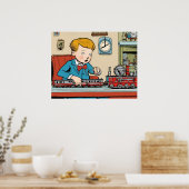 Modellbahnen - Kinderspielzeug Poster (Küche)