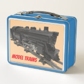Modellbahnen Metall-Lunchbox  Metall Brotdose (Vorderseite)