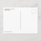 Modellbahnfahrt über die neue Flussschlucht Postkarte (Rückseite)