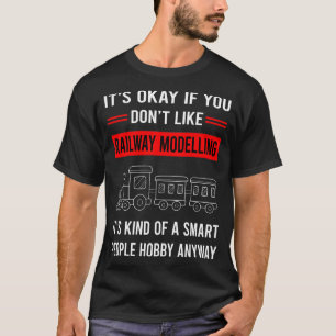Modellbahnmodell Eisenbahnzug T-Shirt