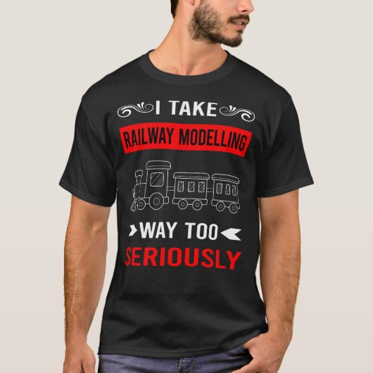 Modellbahnmodell Eisenbahnzug T-Shirt (Vorderseite)