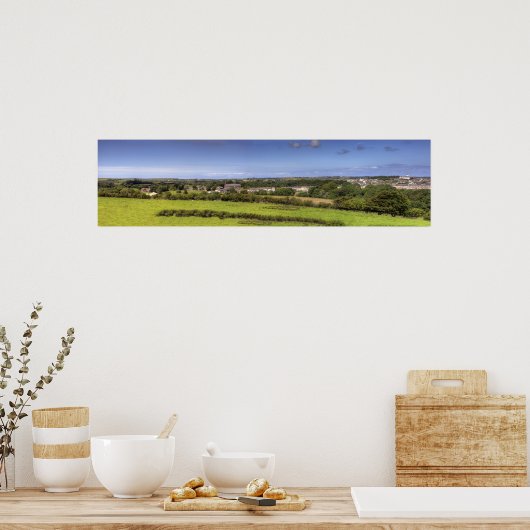 Modellbahnpanorama Poster (Küche)