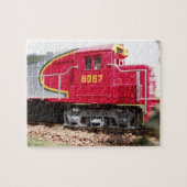 Modellbahnpuzzle Nr. 2 in Zinn Puzzle (Horizontal)