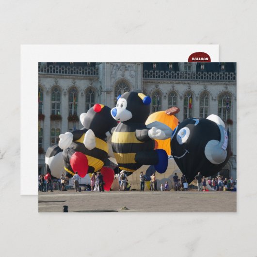 Modellballonbildung Postkarte (Vorne/Hinten)