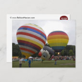 Modellballons Postkarte (Vorne/Hinten)