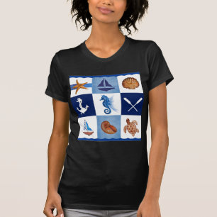 Modelle für den nautischen Ozean T-Shirt