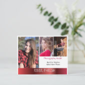 Modelle für Kopfbilder Zed/Comp-Karten Postkarte (Stehend Vorderseite)