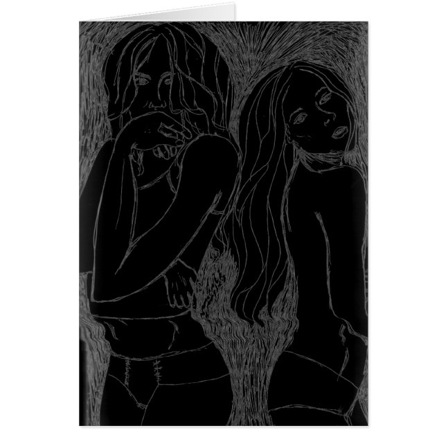 MODELLE POSING1 leere Karte (Vorne)