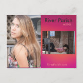 Modelle Schauspieler Headshot Zed/Comp-Karte Postkarte (Vorderseite)