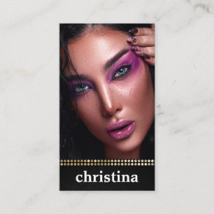 Modelle und Schauspieler Moderne Headshot Business Visitenkarte