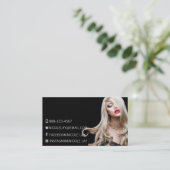 ★ Modelle und Schauspielermodernes Visitenkarte (Stehend Vorderseite)