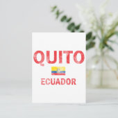 Modelle von Quito Ecuador Postkarte (Stehend Vorderseite)