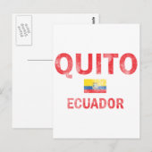 Modelle von Quito Ecuador Postkarte (Vorne/Hinten)