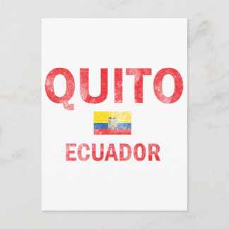 Modelle von Quito Ecuador Postkarte