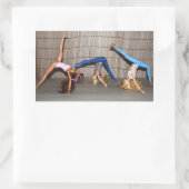 Modelle werden ausgearbeitet. rechteckiger aufkleber (Tasche)